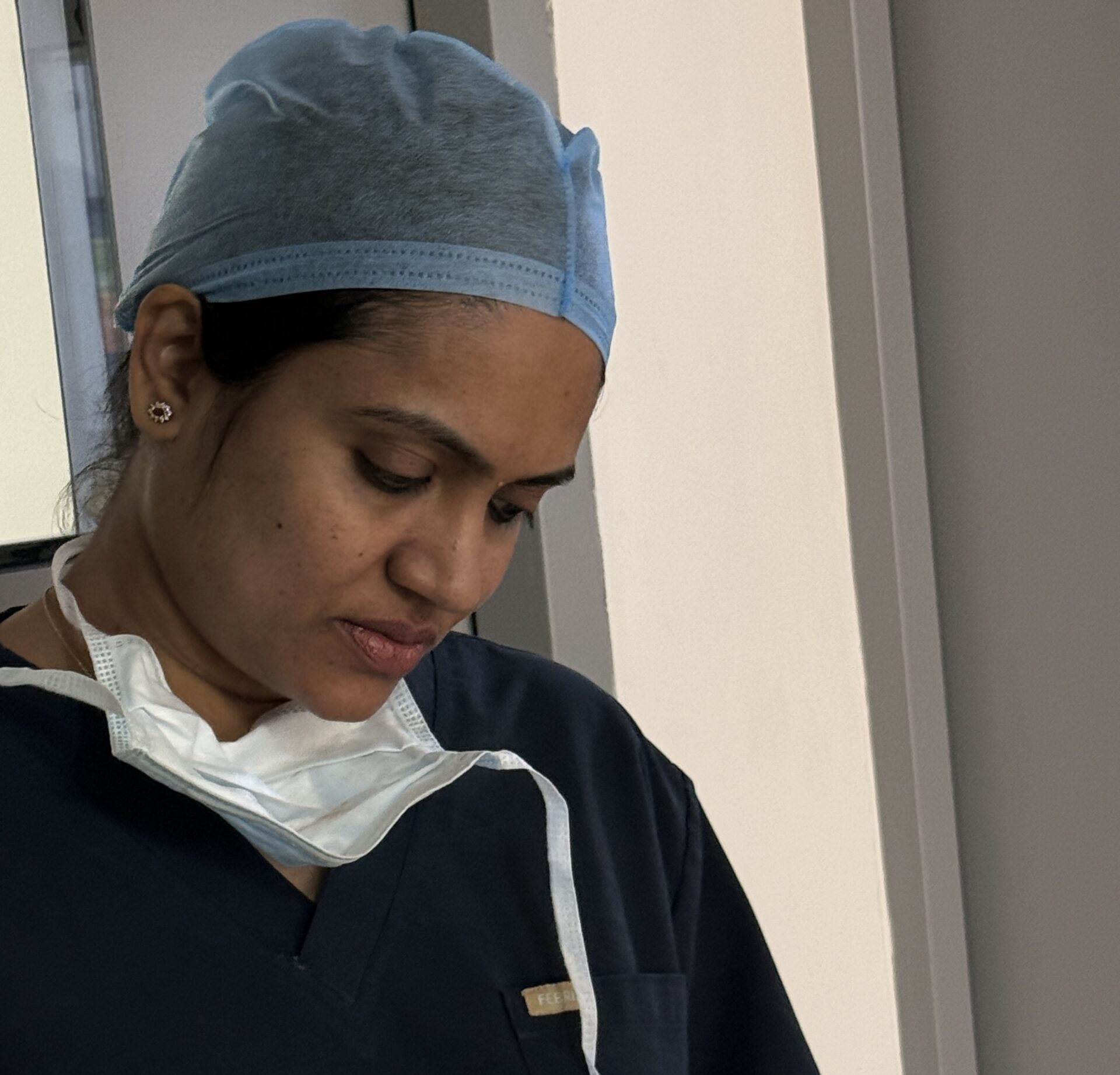 Dr Samskruthi P Murthy performing advanced oral cavity cancer surgery, Bengaluru
